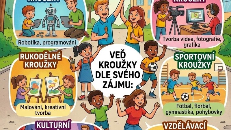Nenuď se po škole nebo po práci: Pojď vést kroužek a bav se s námi!