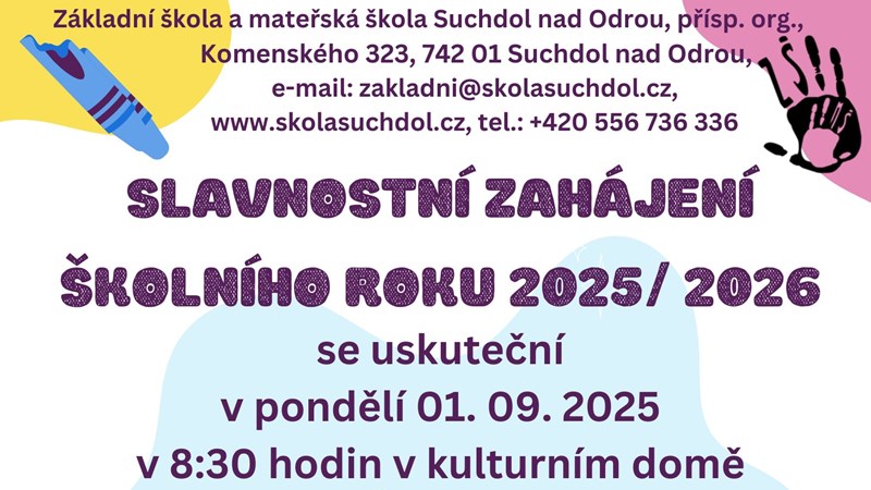 Slavnostní zahájení školního roku 2025/2026