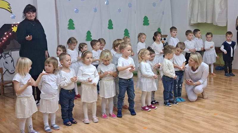 Vánoční besídka třídy Broučků a Kuřátek