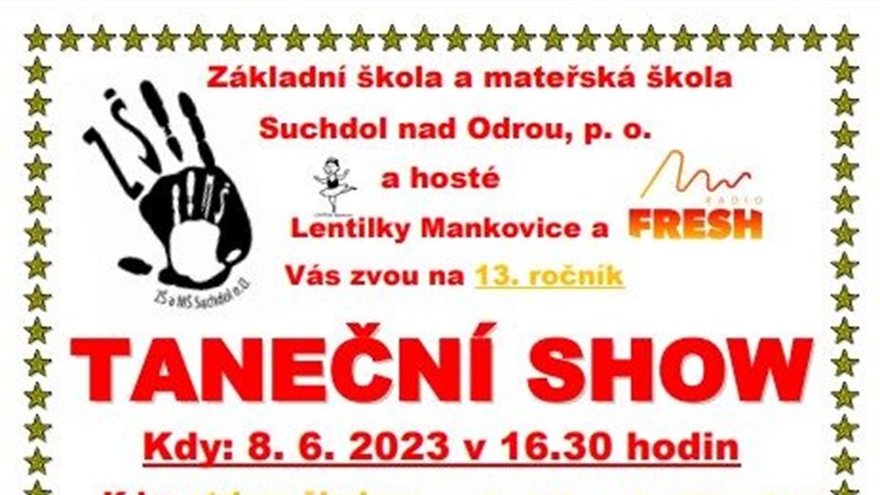 Pozvánka na "Taneční show"