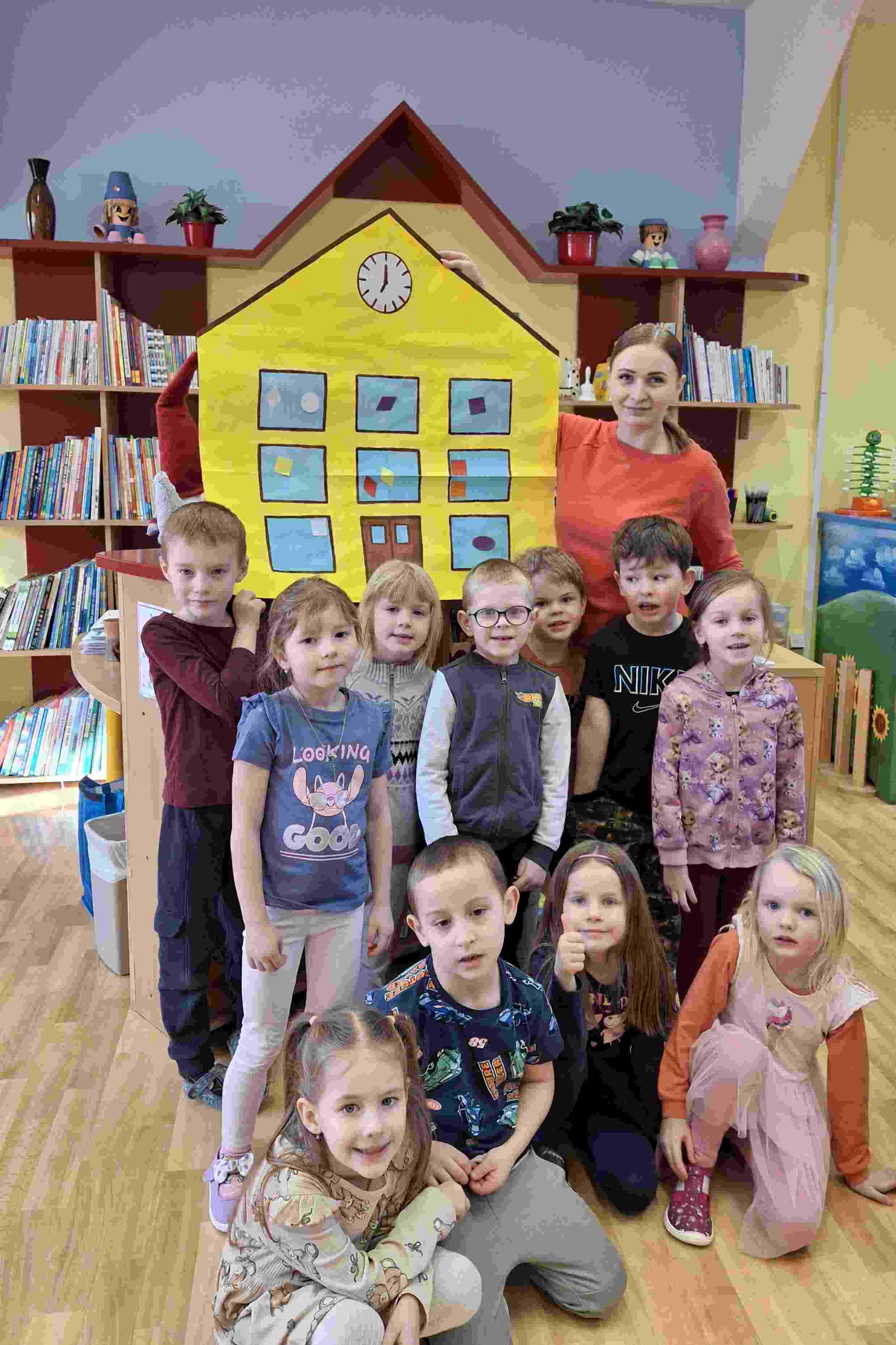 Ukázková hodina pro rodiče a paní učitelky v MŠ