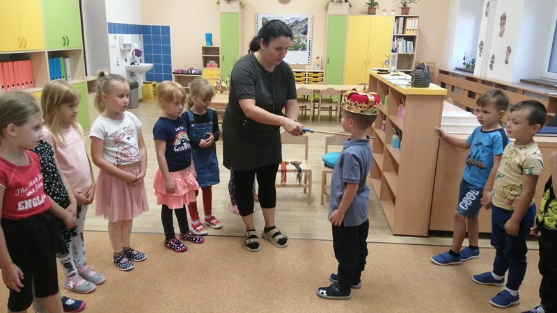 Pasování předškoláků ve třídě Soviček