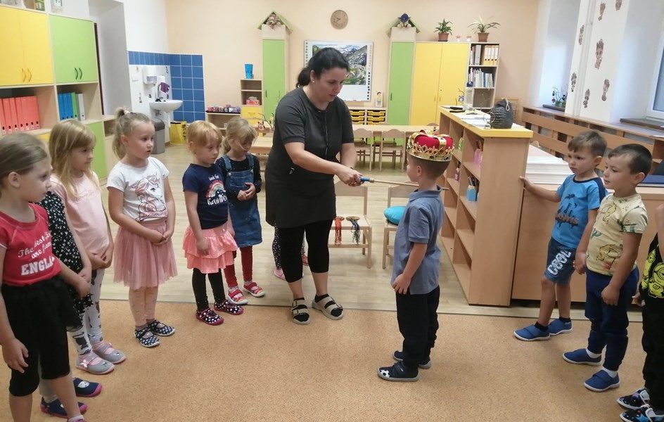 Pasování předškoláků ve třídě Soviček - zvětšit obrázek