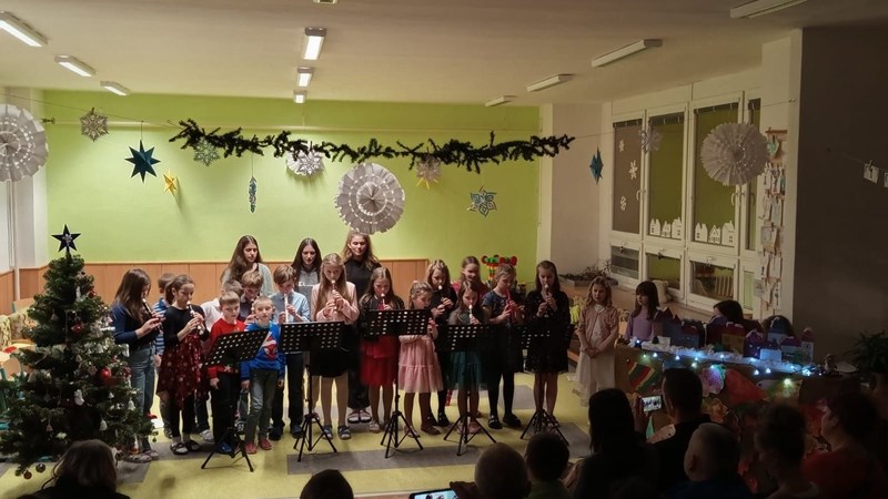 Vánoční koncert kroužku „Flétničky“