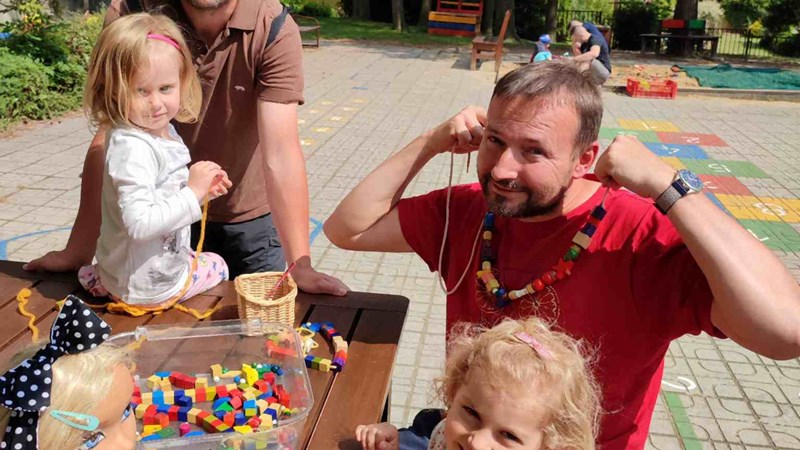 Zábavné odpoledne s tatínky a dětmi ze Sluníček