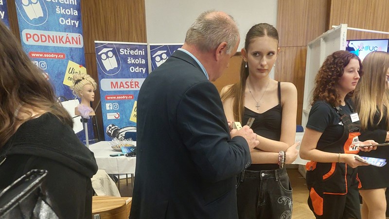 Žáci 9. třídy navštívili přehlídku středního školství GEMMA 2025