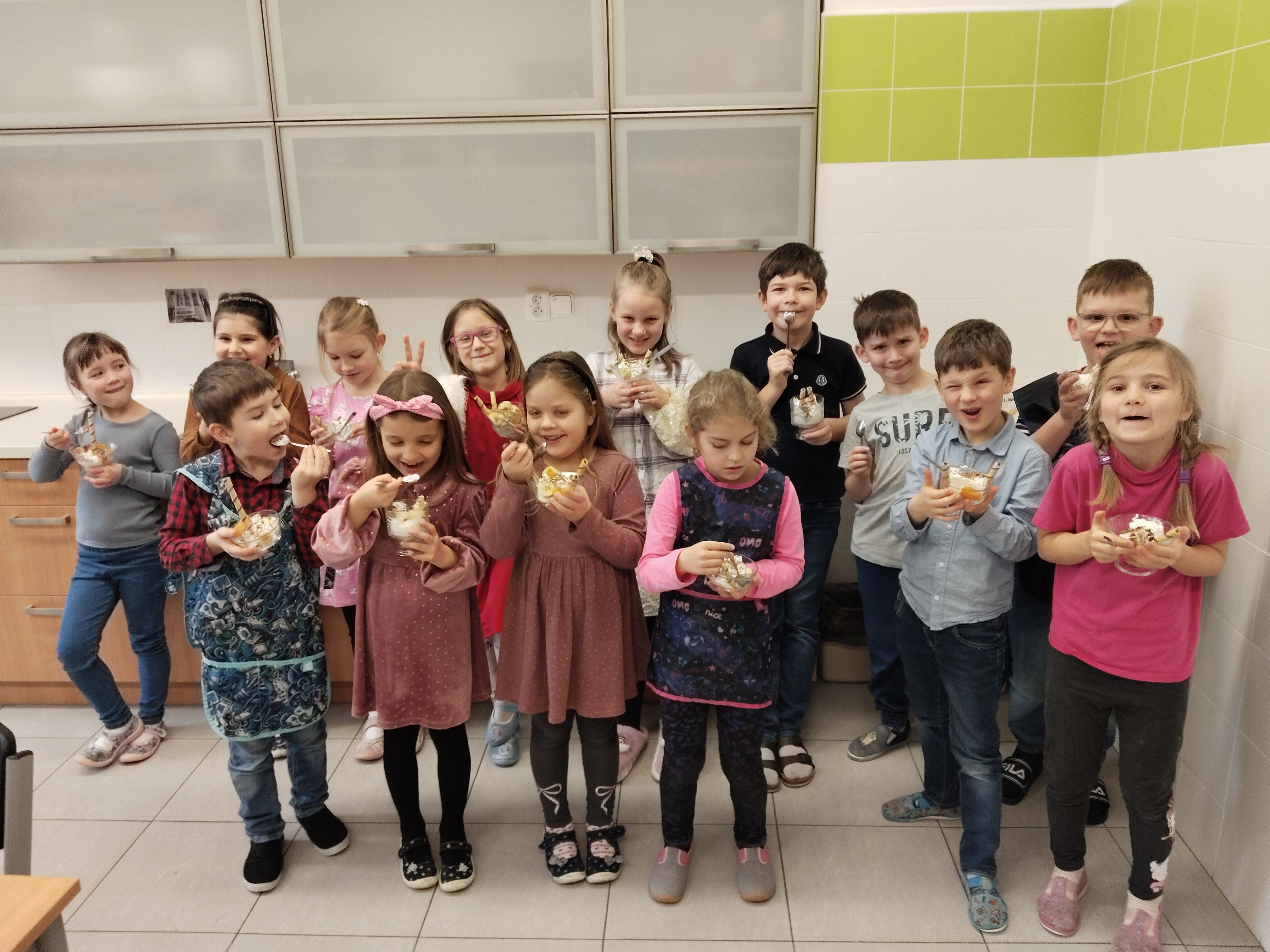 Sladké ukončení prvního pololetí v první třídě