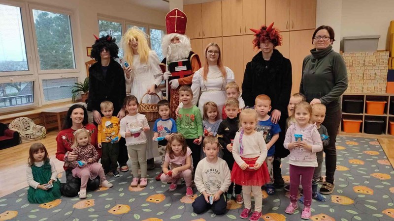 Opět zase po roce Mikuláš je ve školce