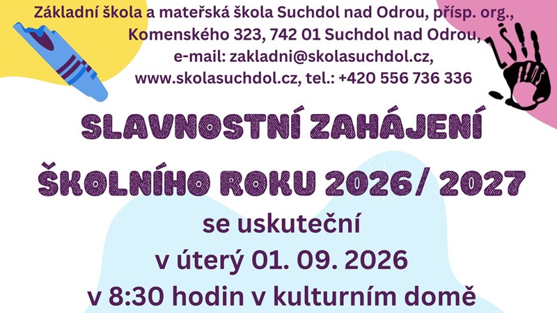 Slavnostní zahájení školního roku 2026/2027