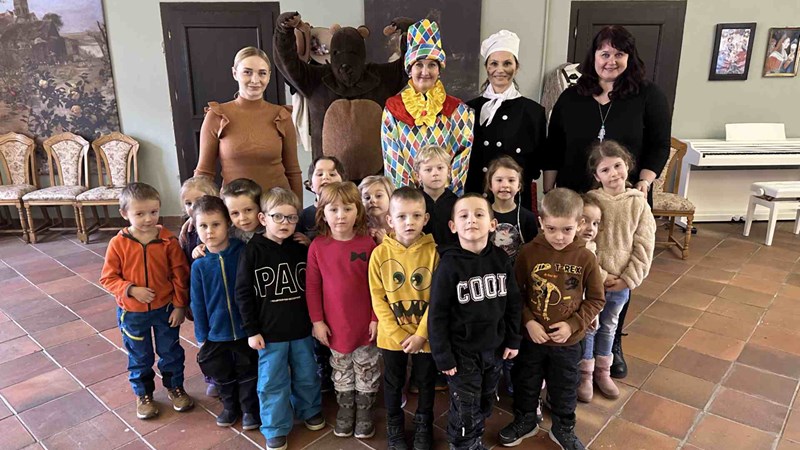 Masopustní radovánky Hvězdiček na Žerotínském zámku
