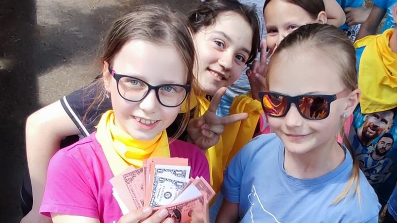 Telegram ze Školy v přírodě RS Retaso z 1. dne