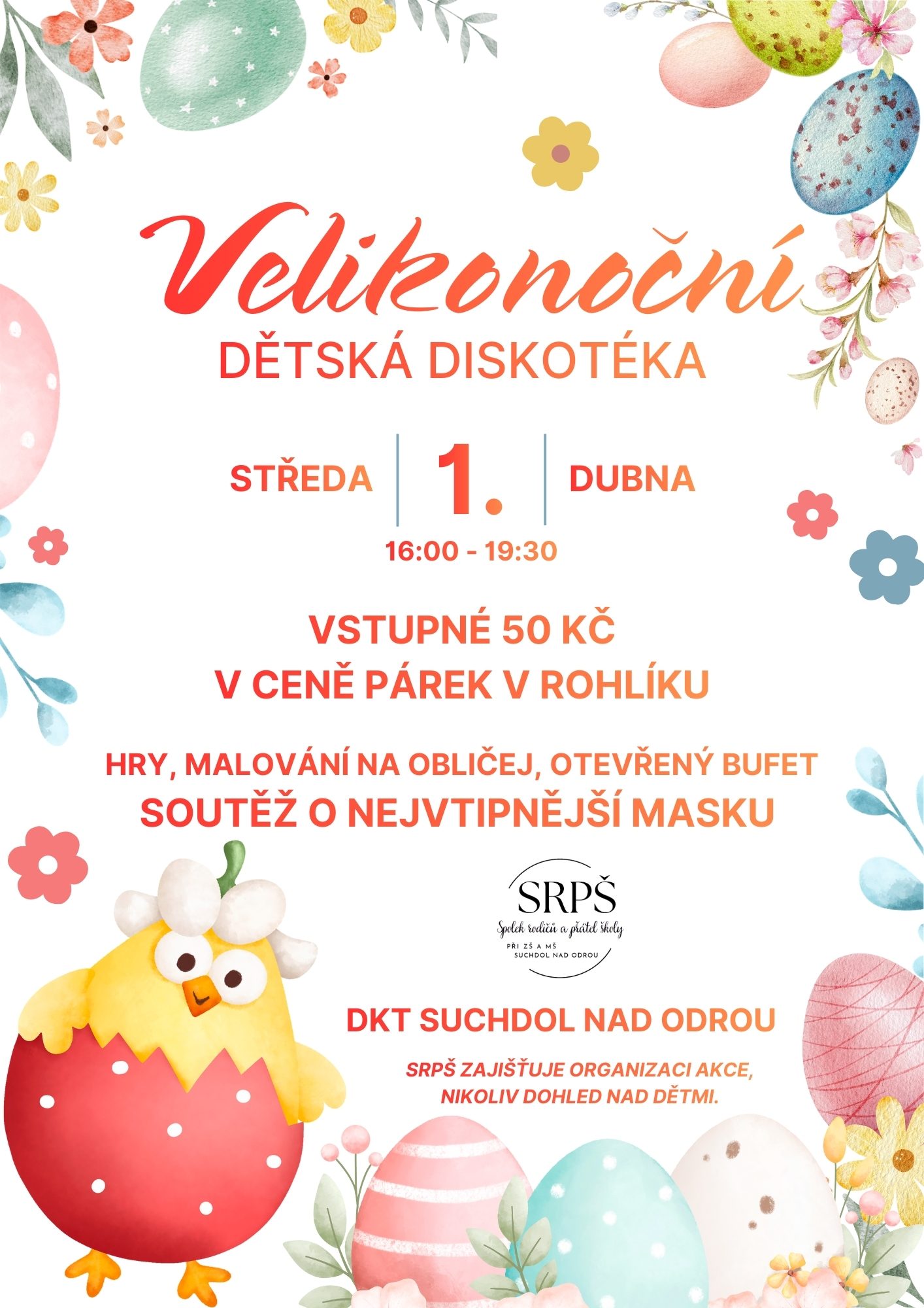 Velikonoční dětská diskotéka