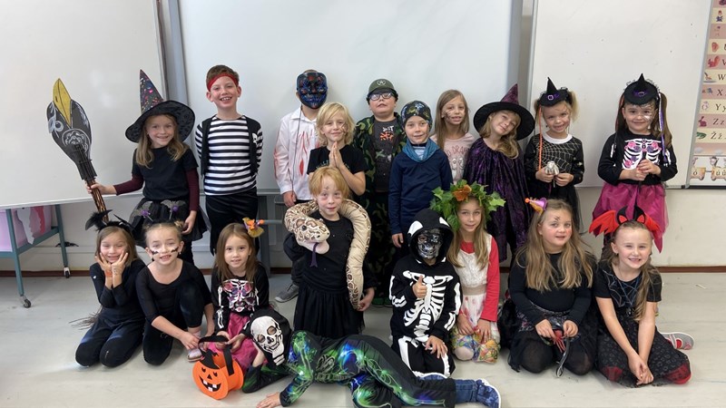 Oslavy Halloweenu v 1. B.