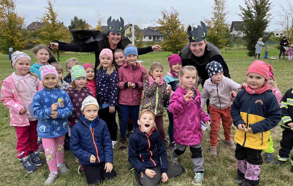 Podzimní drakiáda ve školce - zvětšit obrázek